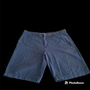 Trilogy 100% Cotton Casual Blue Size 46 Big Men Flat Front Shorts